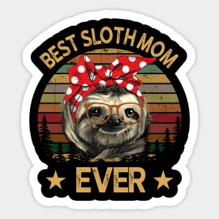 Best Sloth Mom Ever Sticker